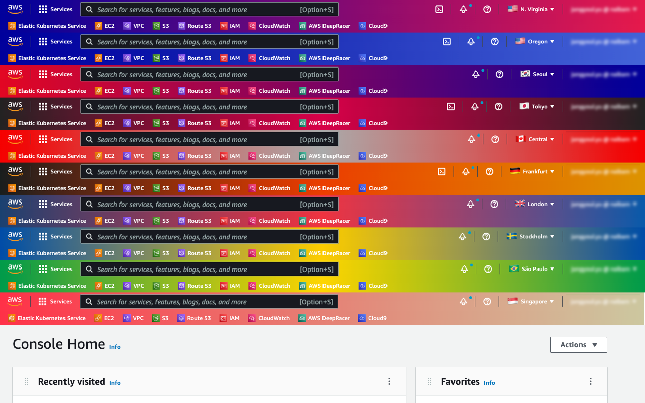 AWS Colorful Navbar截图2