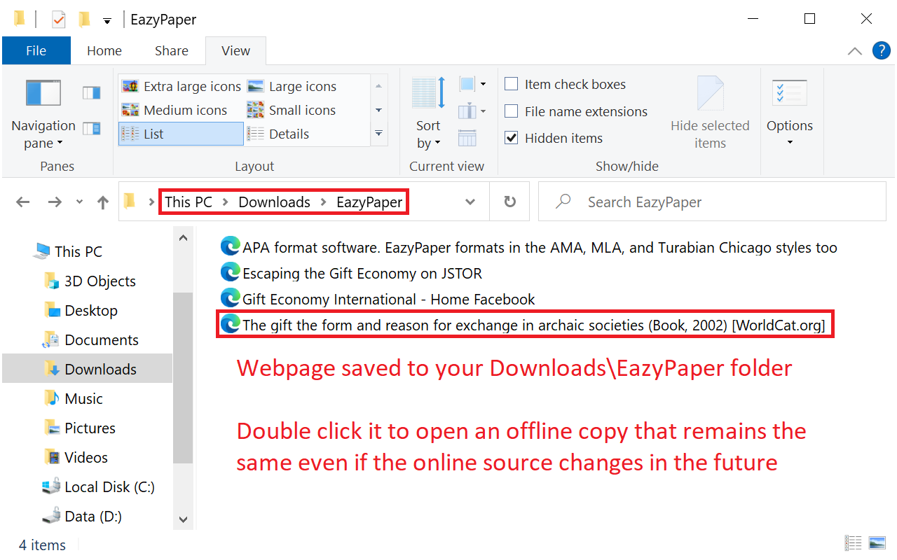 Save Webpage to EazyPaper截图3
