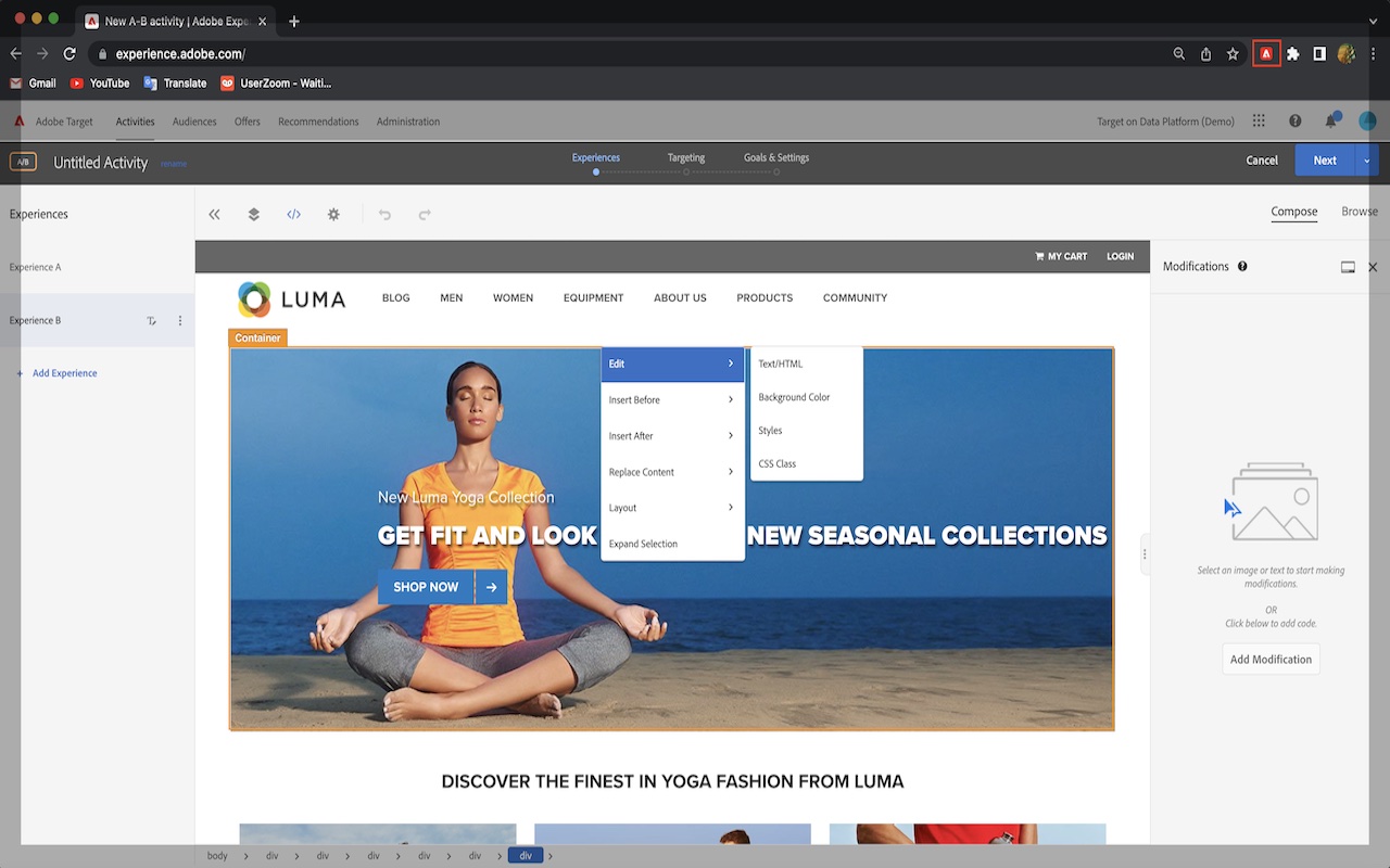 Adobe Experience Cloud Visual Editing Helper截图1