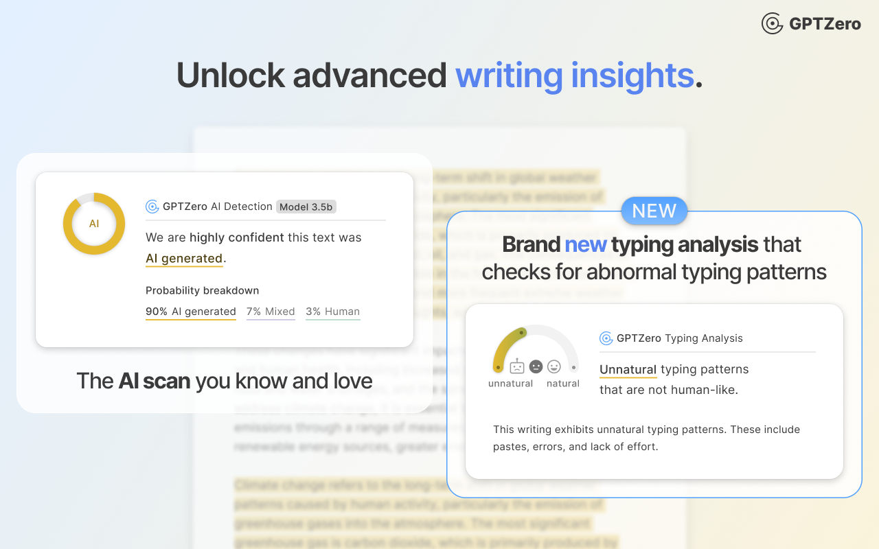 GPTZero: Writing Process for Google Docs截图2