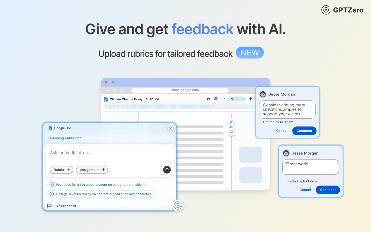 GPTZero: Writing Process for Google Docs截图5
