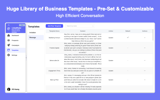 LinkedRadar - LinkedIn CRM : B2B 邮箱查找工具截图1