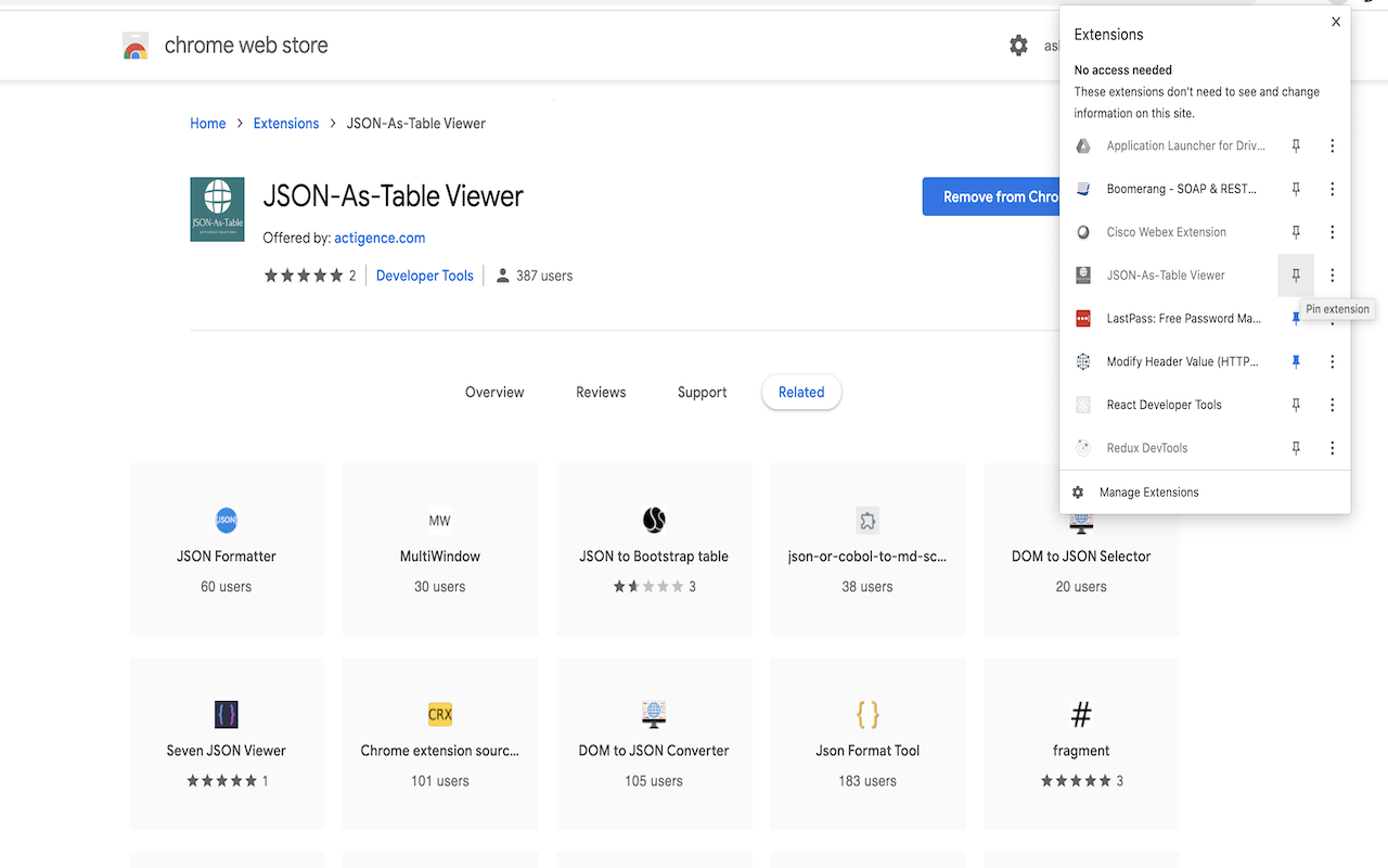 JSON-As-Table Viewer截图4