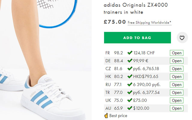 Helper Tools for ASOS: price checker截图2