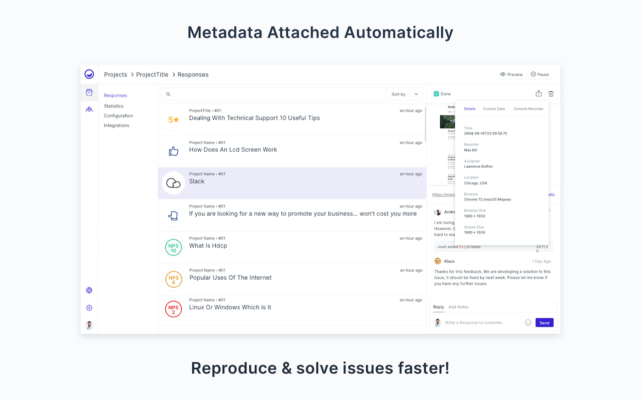 Usersnap - Capture visual feedback & bugs截图5