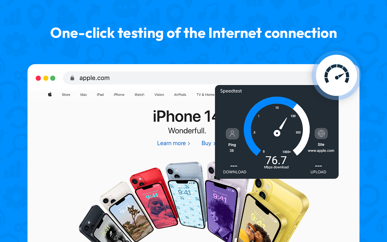 Speed Test for Chrome - WiFi speedtest截图1