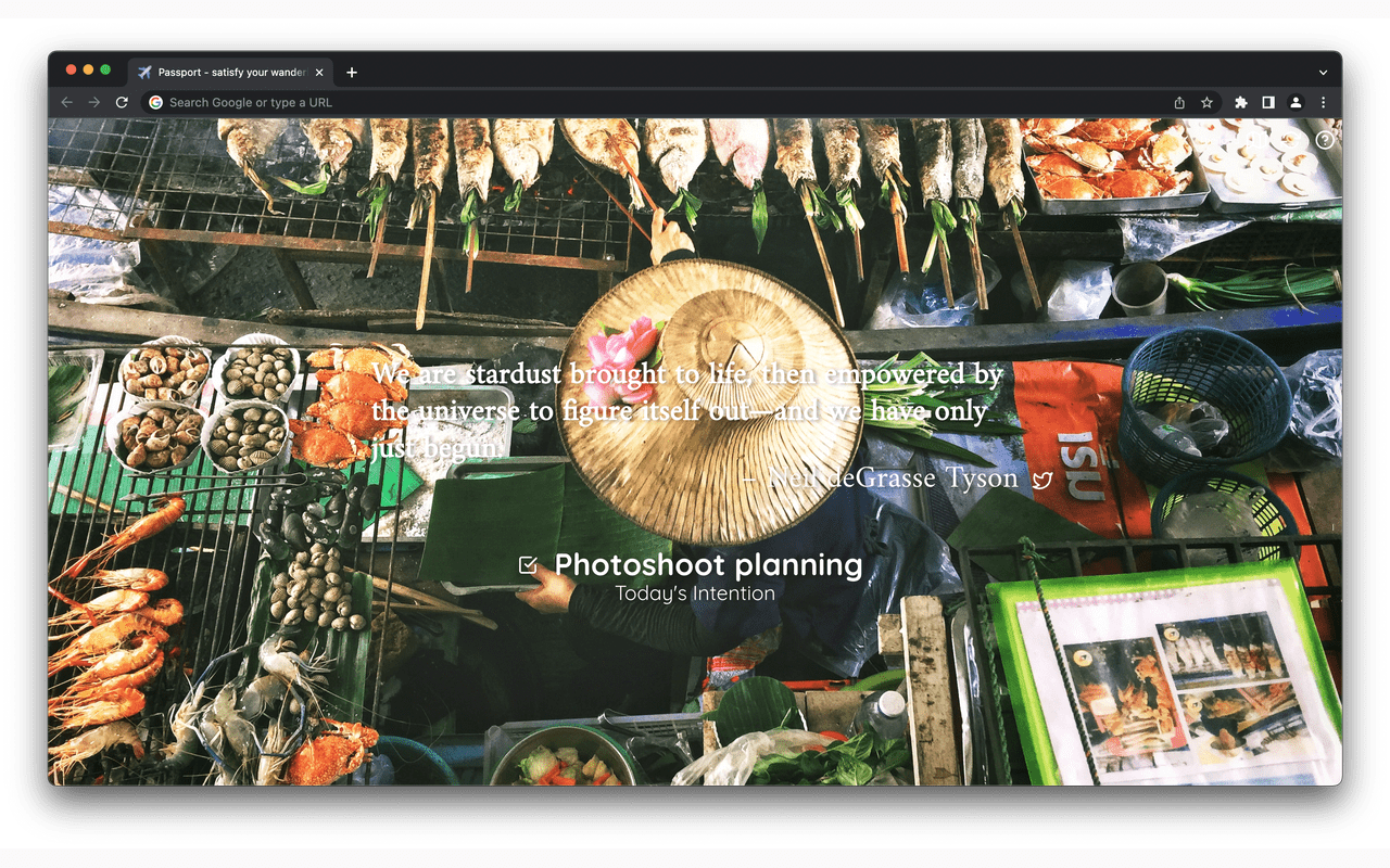 Passport - beautiful New Tab截图4
