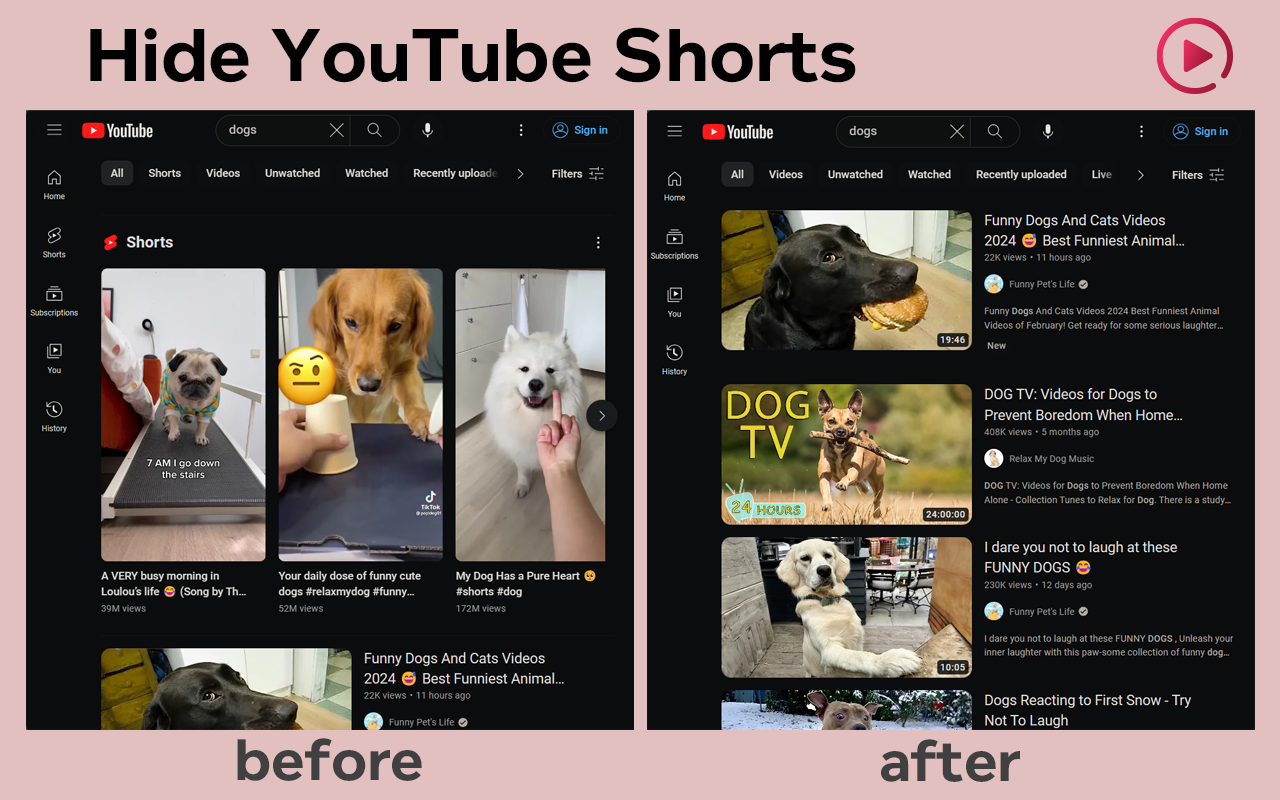 Unhook - Remove YouTube Recommended & Shorts截图5