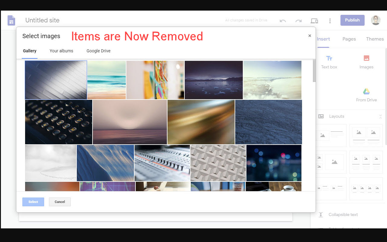 Hide Google Drive features截图1