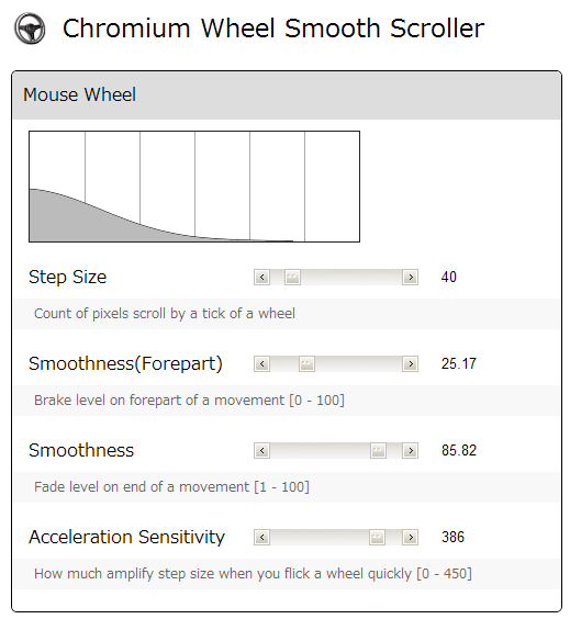 Chromium Wheel Smooth Scroller截图1