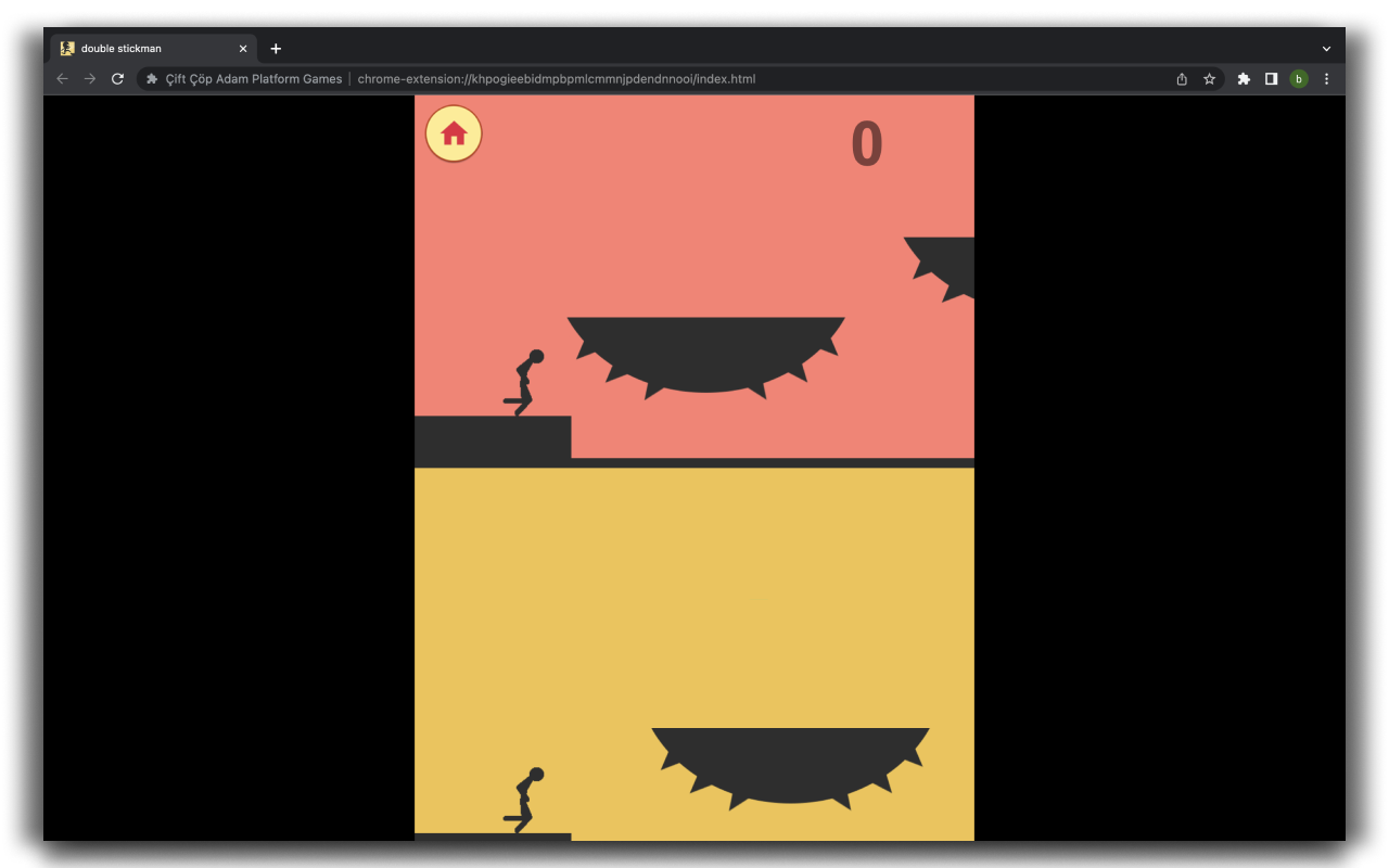 Double Stickman - Platform Game截图1
