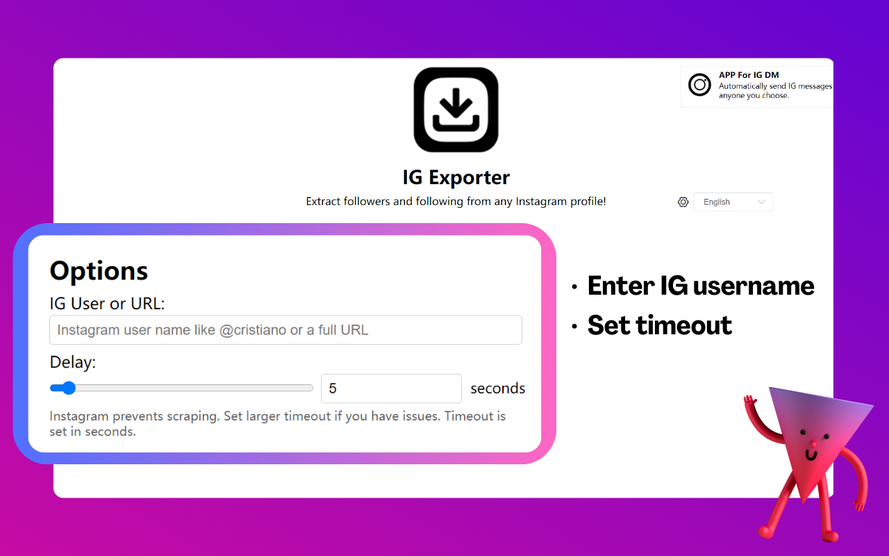 Ins粉丝导出工具 : IG Follower Export Tool - IG Tools截图3