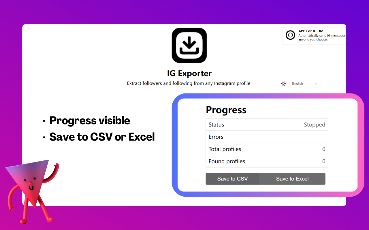 Ins粉丝导出工具 : IG Follower Export Tool - IG Tools截图5