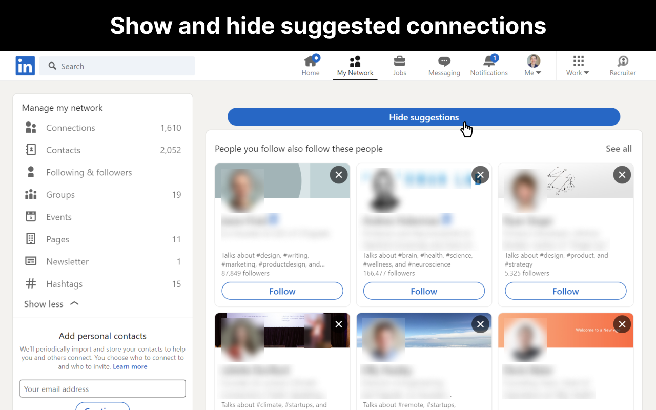 Distraction free for Linkedin™截图1