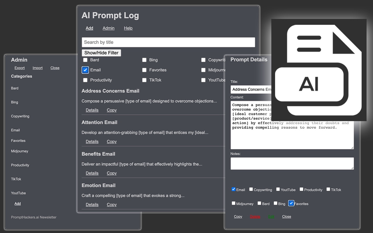 AI Prompt Log截图2