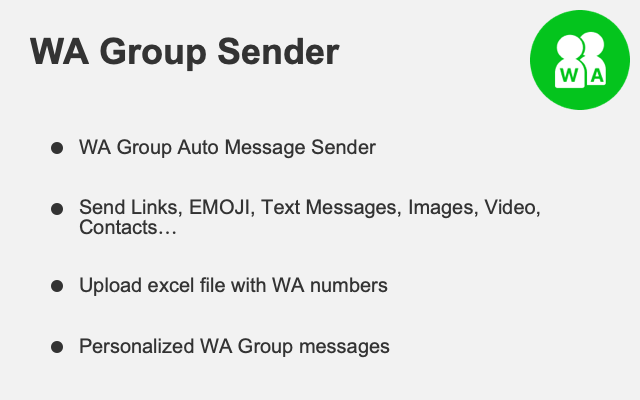 WA Group Sender截图1