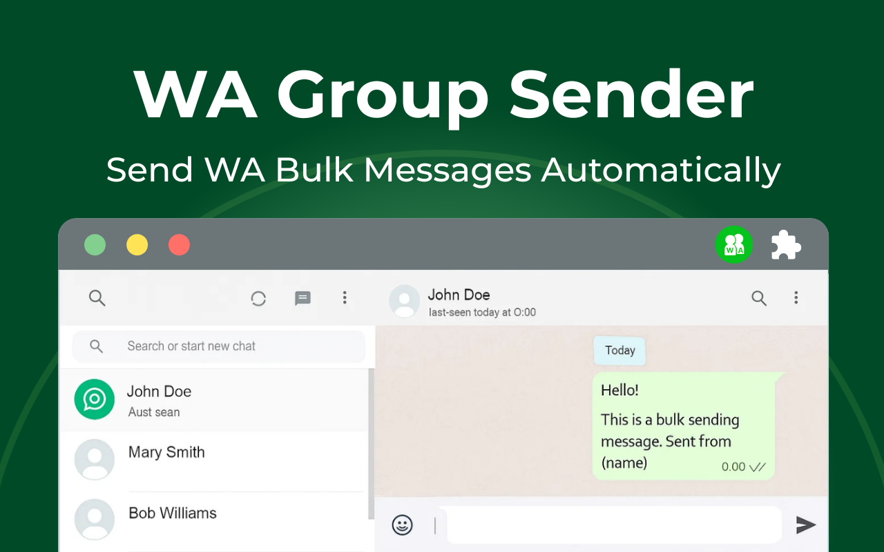 WA Group Sender for WhatsApp Web - WAWebSender截图2