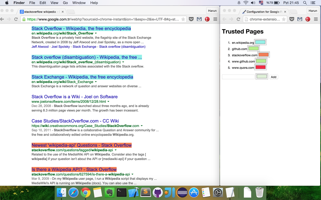 Google Result Highlighter截图1