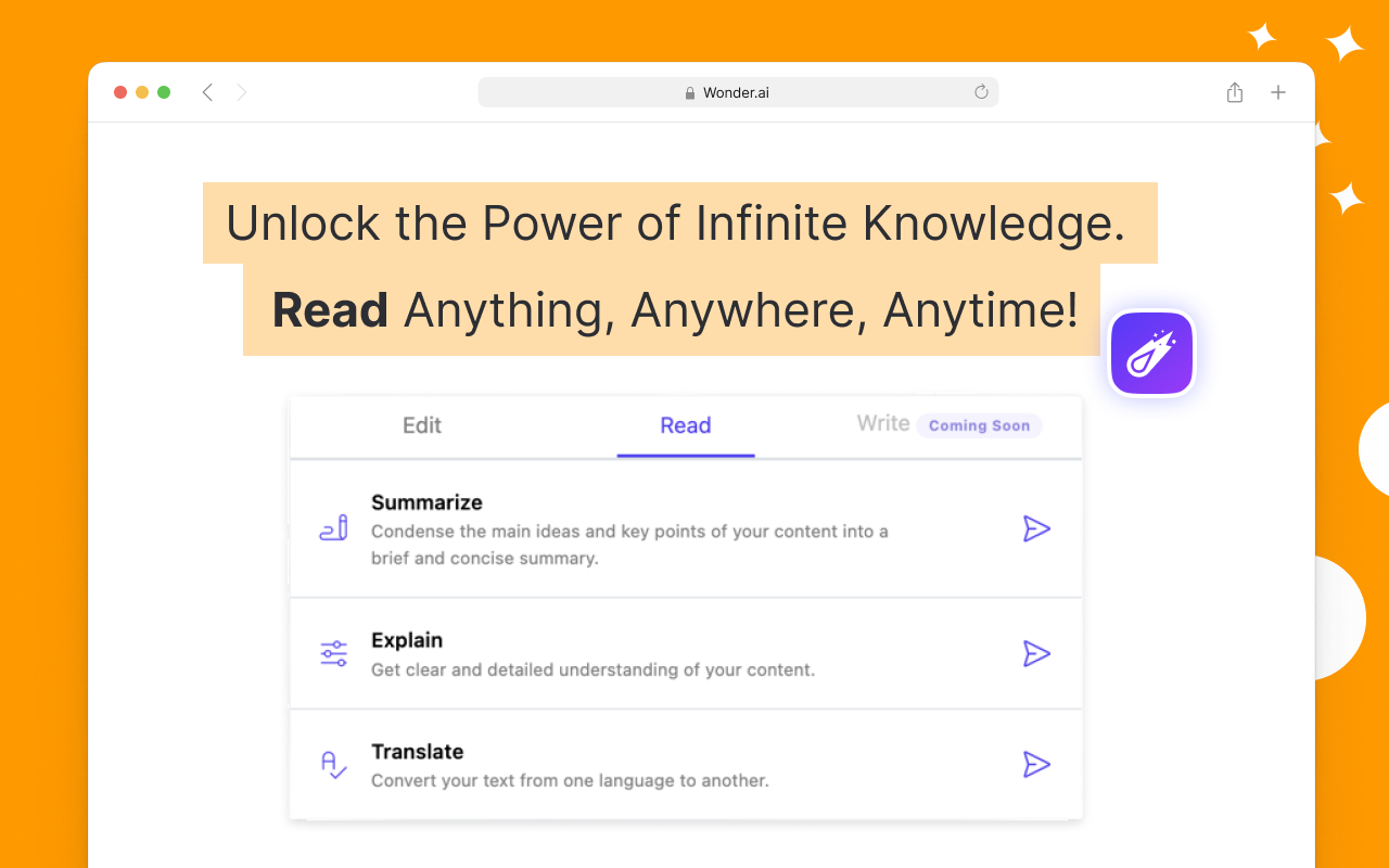 Wonder AI - Your GPT writing assistant截图2