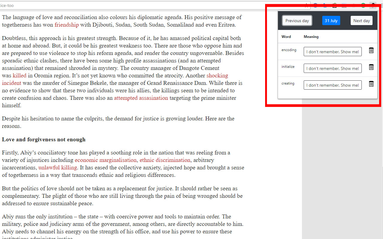 Buttress Vocabulary截图1
