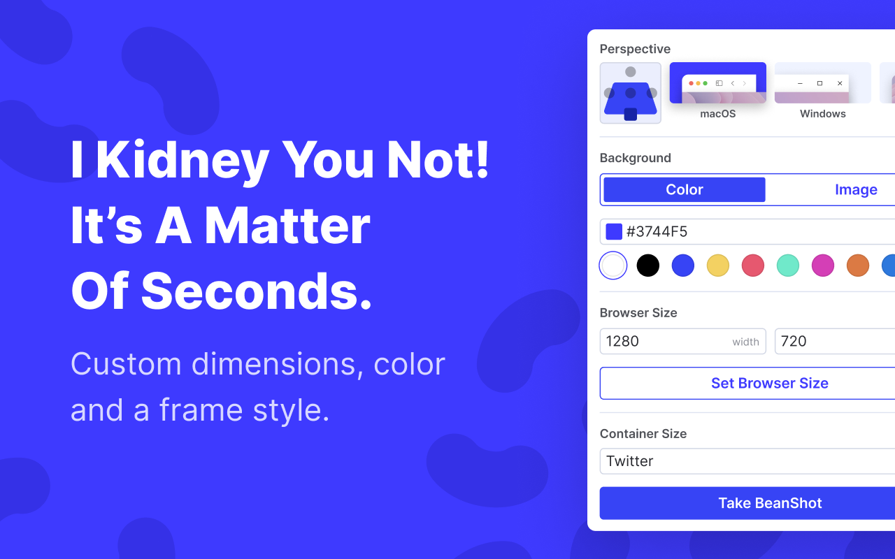 BeanShot: Capture Stunning Screenshots Effortlessly截图1