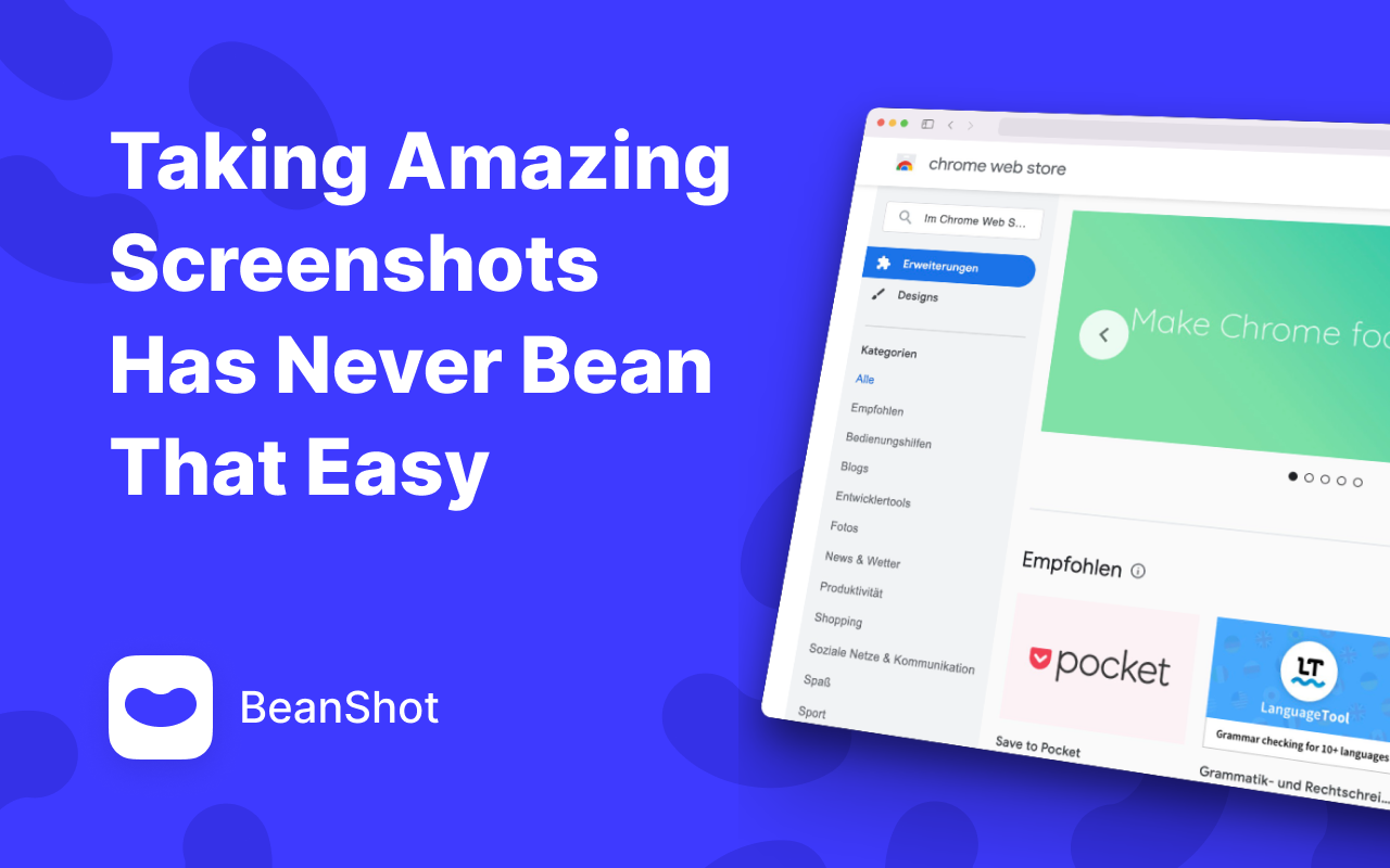 BeanShot: Capture Stunning Screenshots Effortlessly截图3