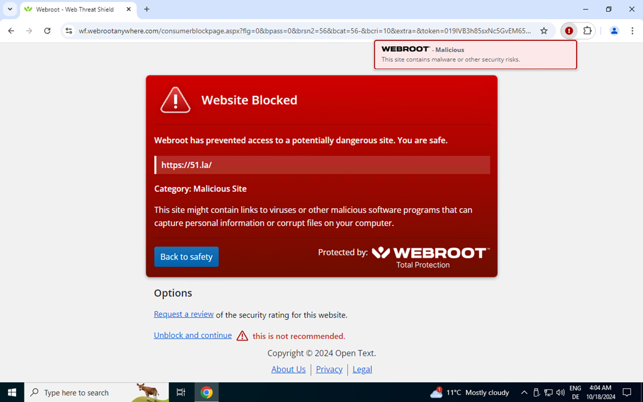Web Threat Shield截图3