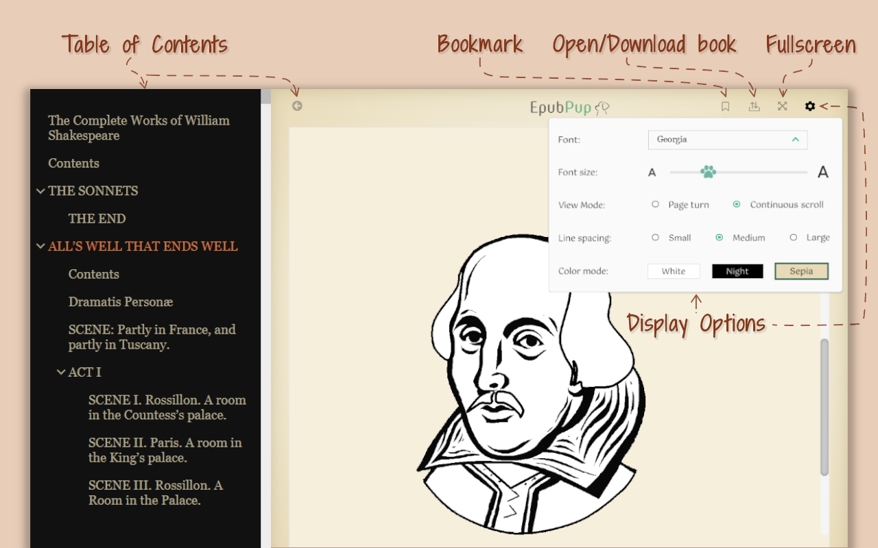 EpubPup - EPUB Reader截图3