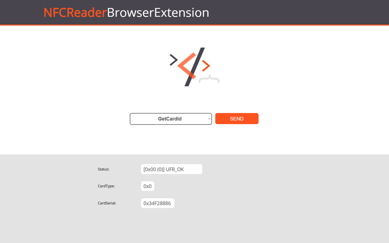 NFC Reader - Browser Extension截图2
