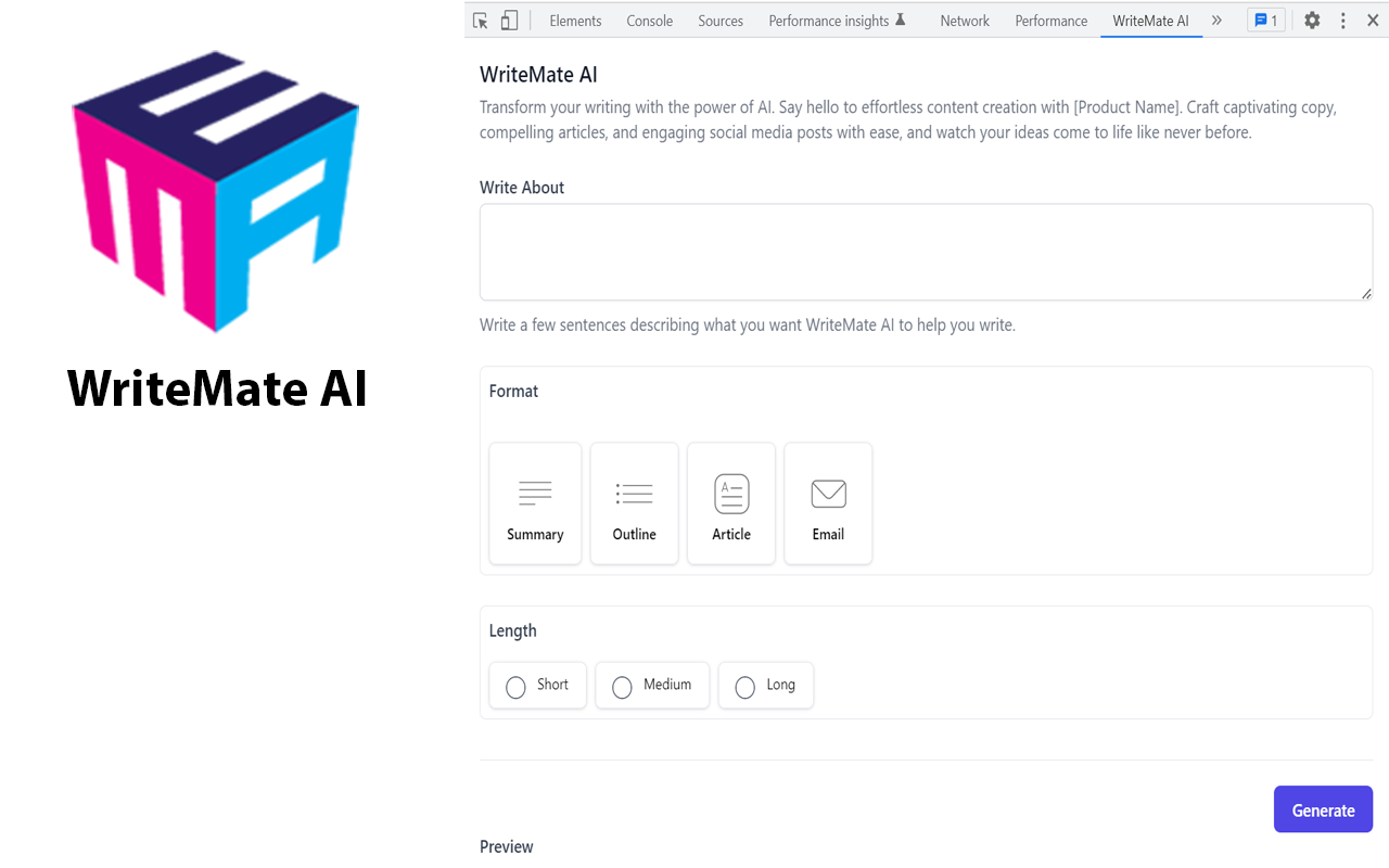 WriteMate AI截图1