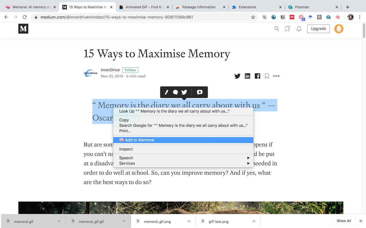 Memorai – AI memory assistant for Anki截图1