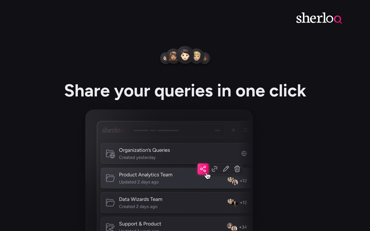 Sherloq - Save, Share & Simplify your queries截图5