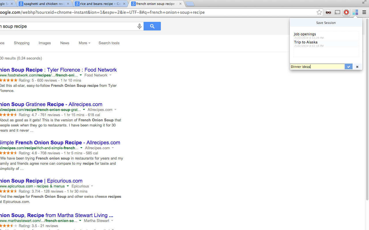 Sessions for Google Chrome™截图2