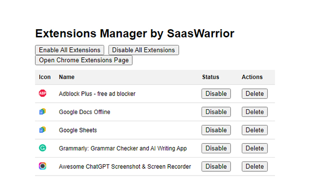 Extension Manager截图1