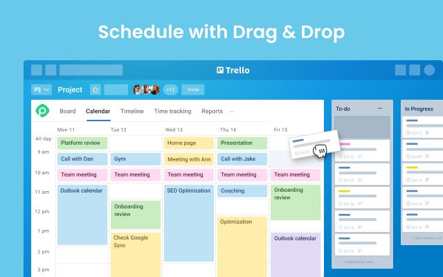 Trello 專用行事曆和追蹤程式截图3
