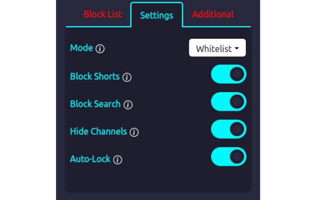 Channel Block List for Youtube截图2