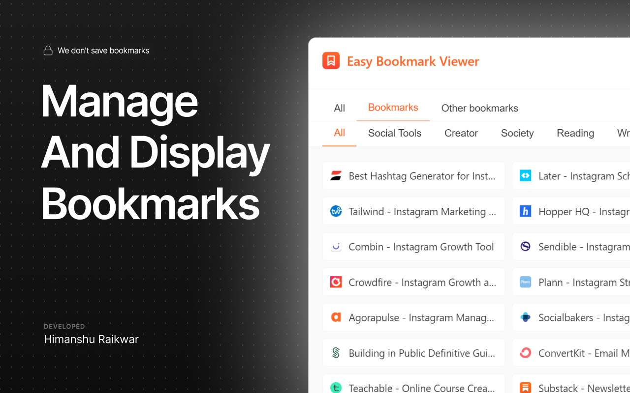 Easy Bookmark Viewer截图2