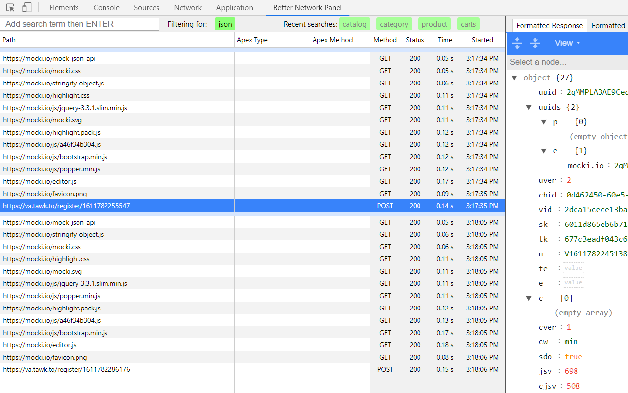Better Network Panel截图2