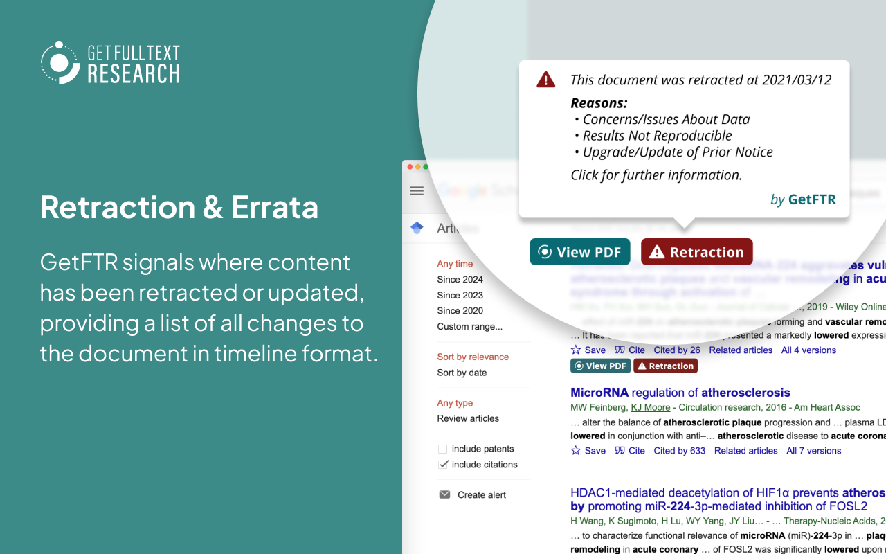Get Full Text Research (GetFTR)截图6
