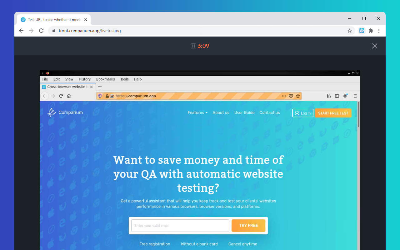 Comparium ultimate cross browser testing tool截图2