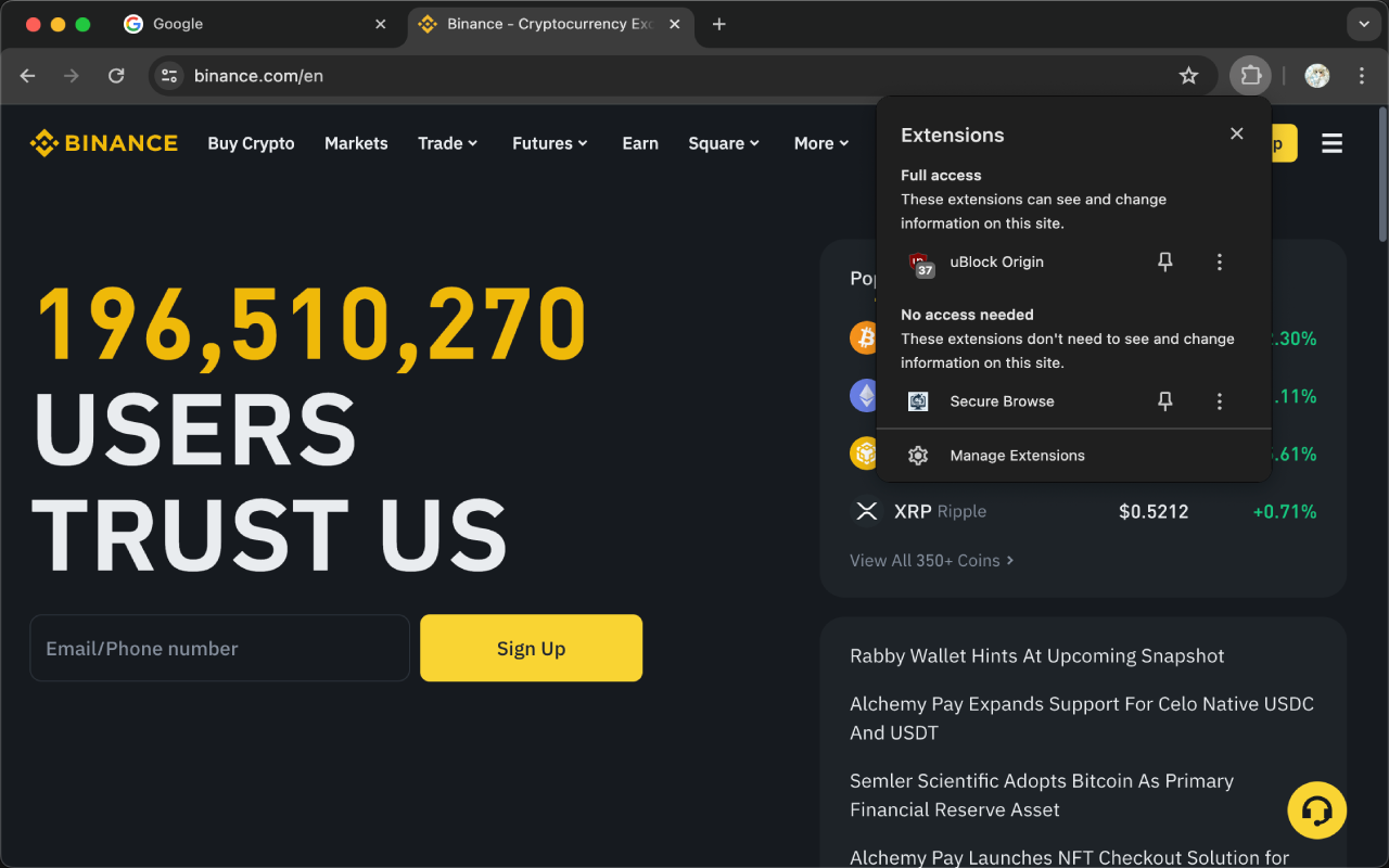 Secure Browse截图1