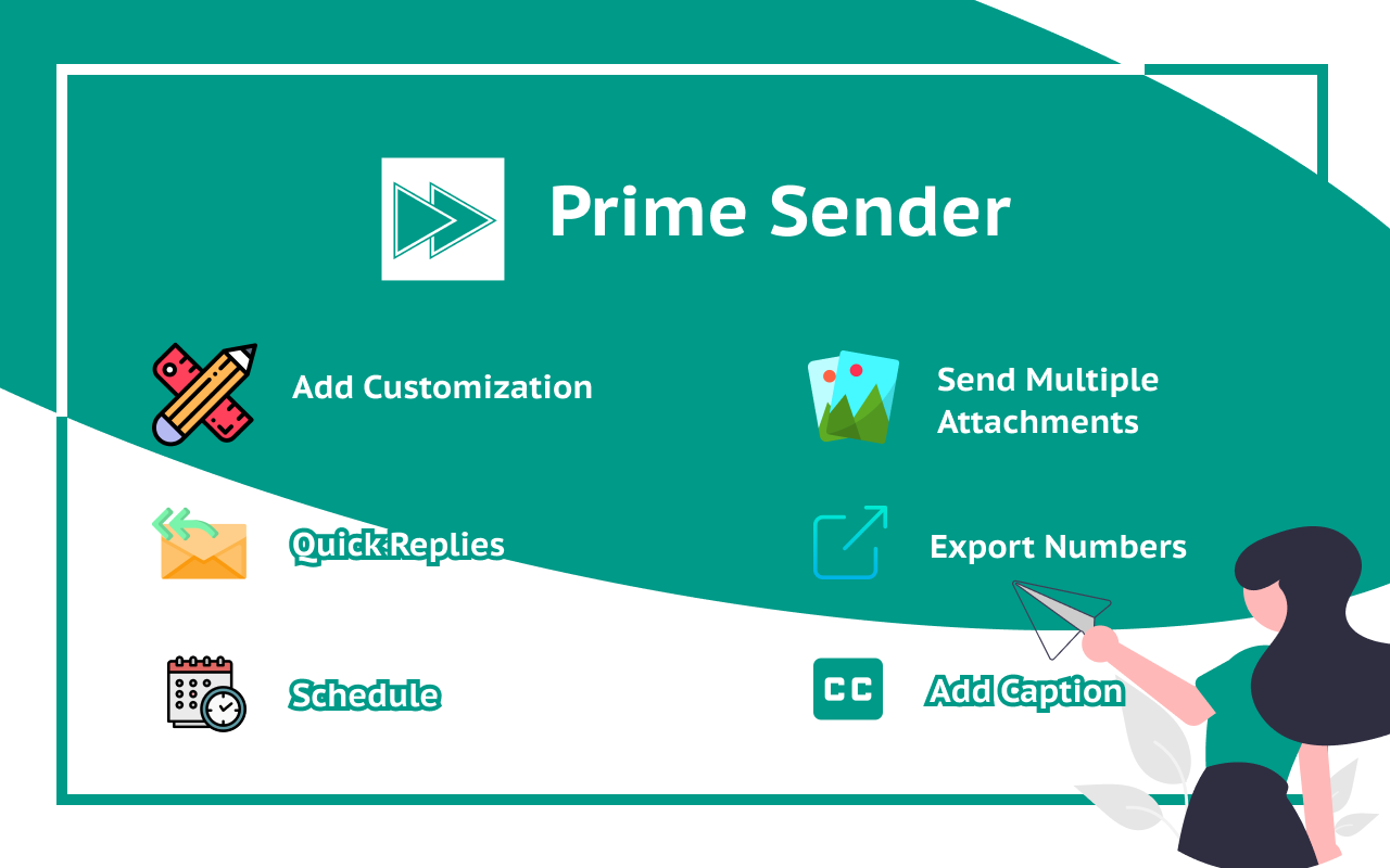 Prime Sender - Free AI Web Message Sender截图2