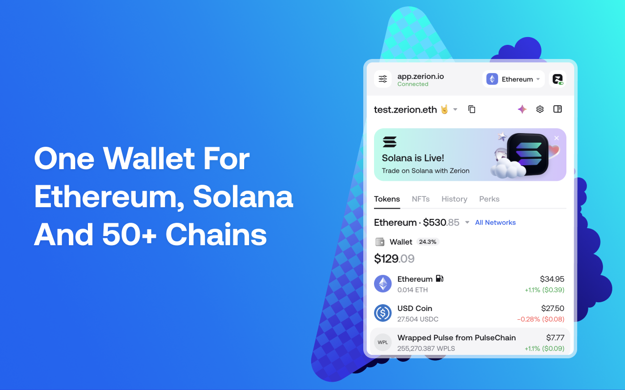 Zerion Wallet: Crypto & DeFi截图2