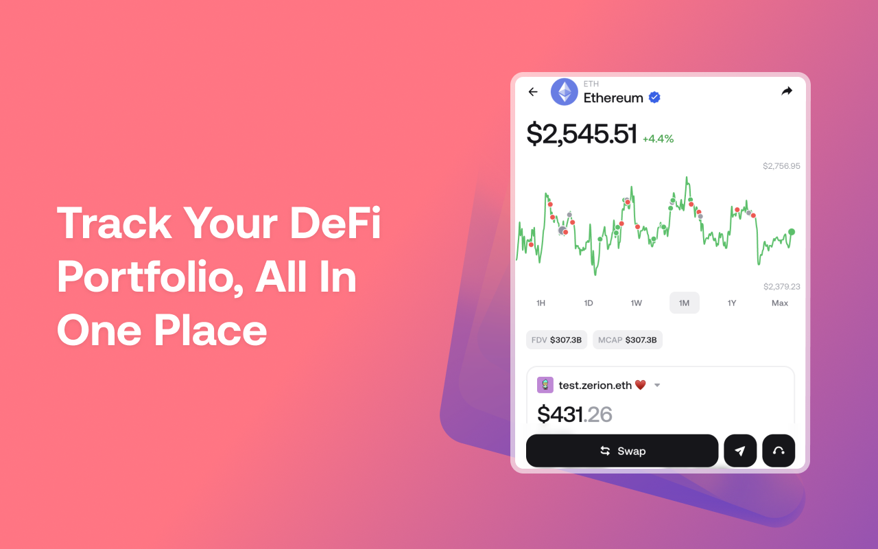 Zerion Wallet: Crypto & DeFi截图4