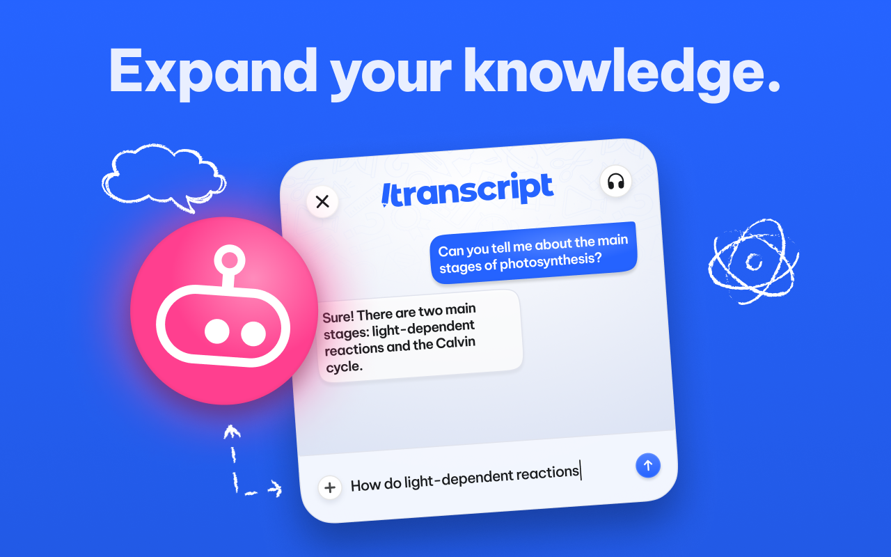 Transcript - AI Homework Helper截图2
