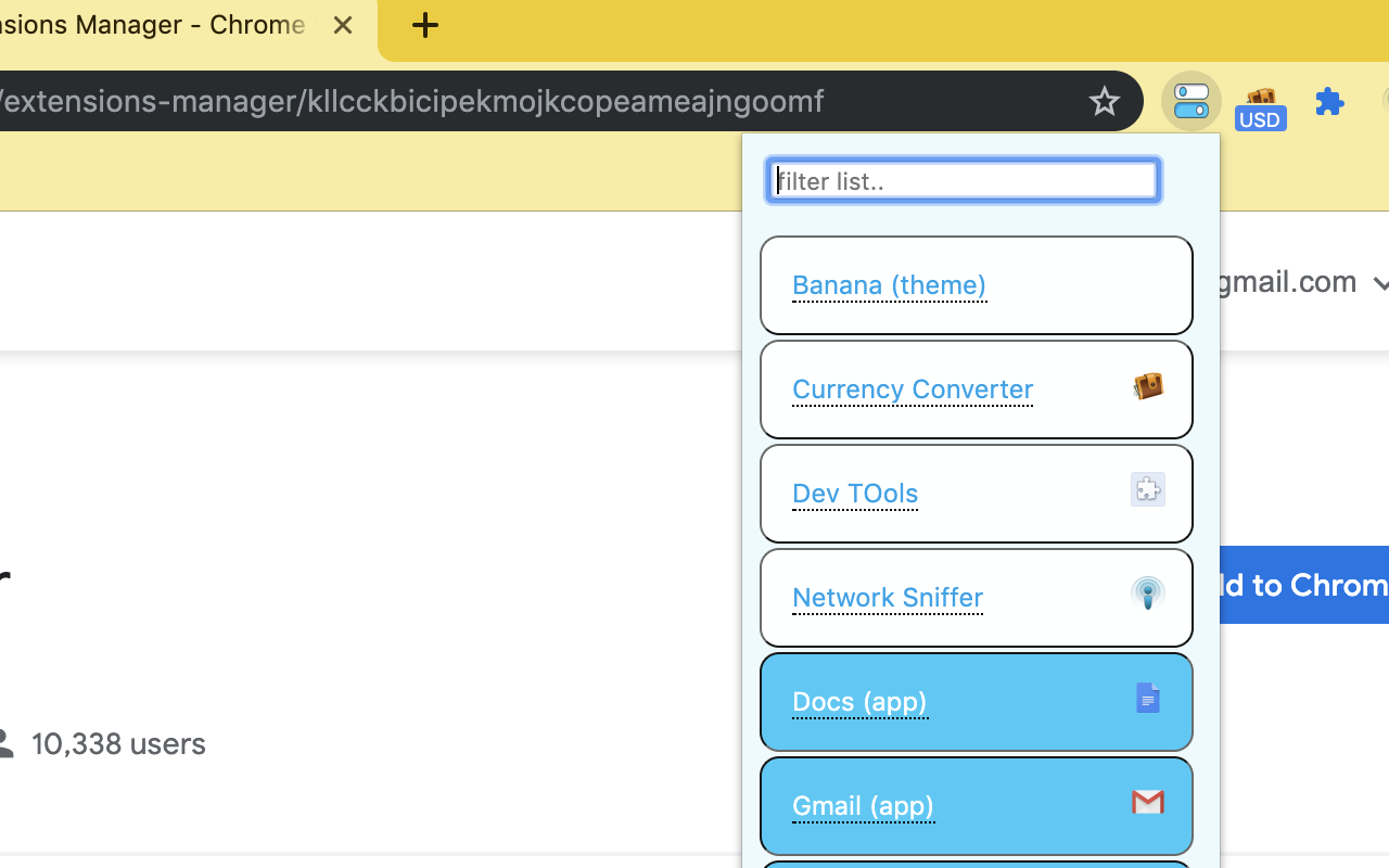 Extensions Manager截图1