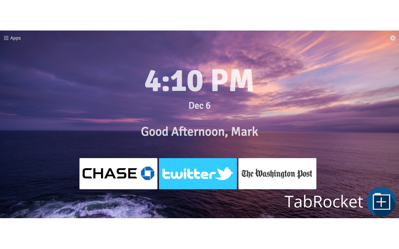 TabRocket New Tab Page截图3