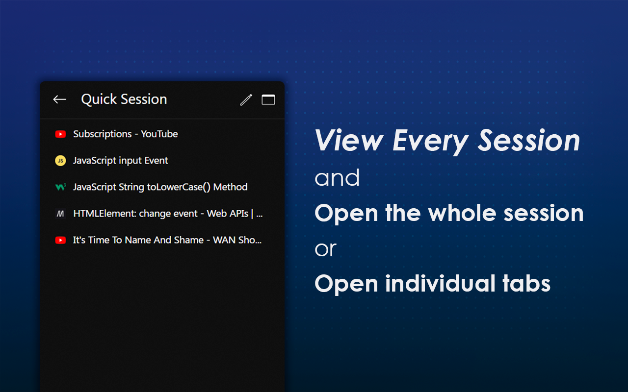 Browser Sessions截图1