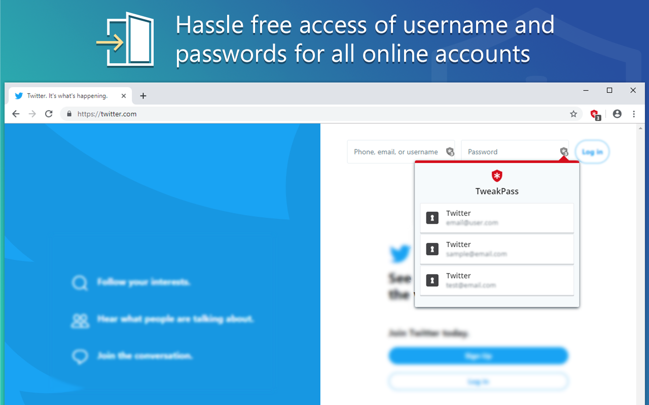 TweakPass: Free Password Manager截图3