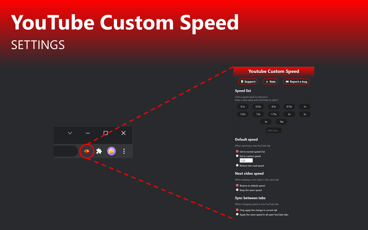 Youtube Custom Speed截图2